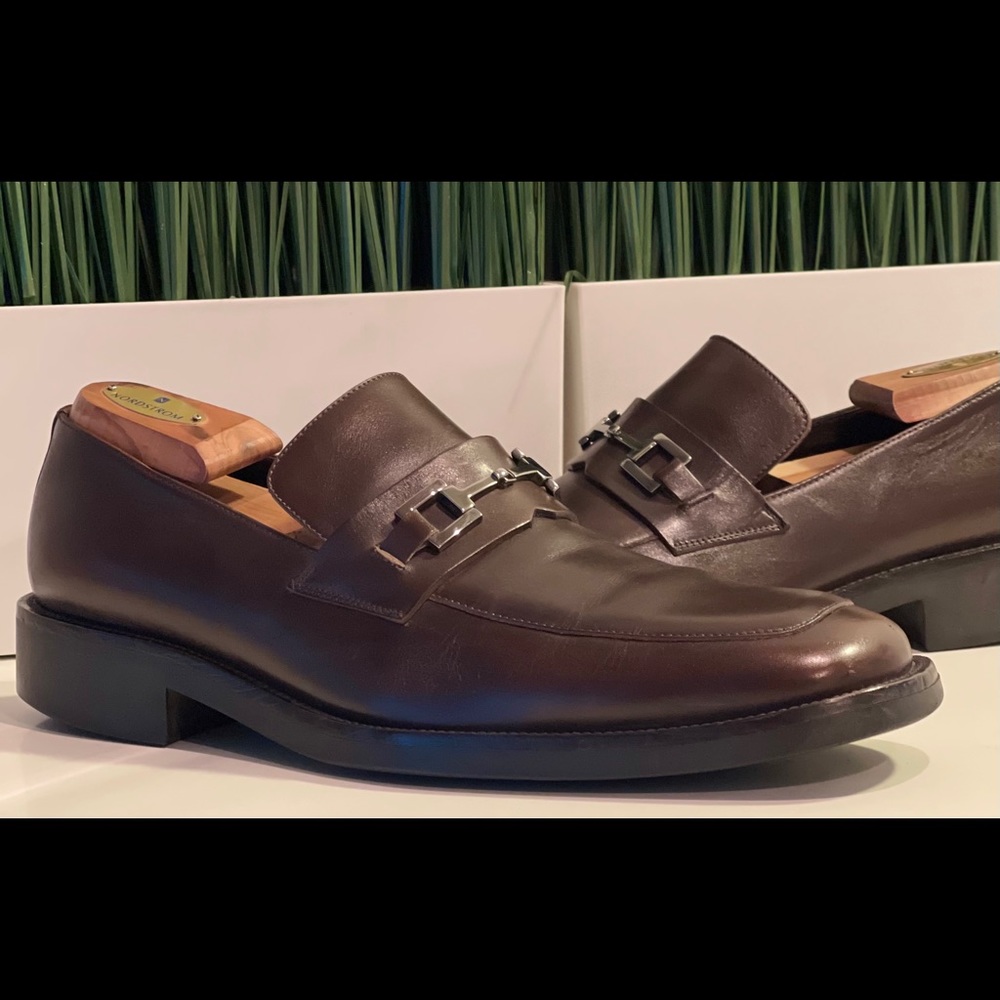 Gucci Brown leather horsebit loafer🔥🔥Great